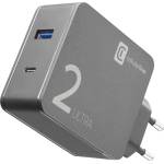 Cellularline Зарядно PD 220V UltraDuo USB, USB-C 45W USB-C кабел
