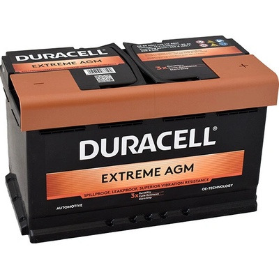 Duracell Extreme AGM 12V 80Ah 800A DE80AGM