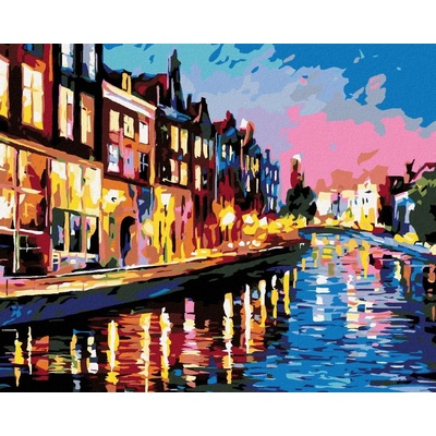 zuty Noc v Benátkách 50 x 40 cm vypnuté plátno na rám 8596530027058