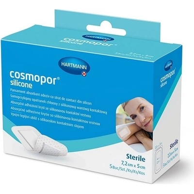 Hartmann-Rico Cosmopor silicone Ppay 7,2 x 5 cm 5 ks