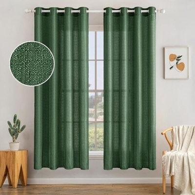 Závěsy Miulee 2P Linen Curtain 140*17