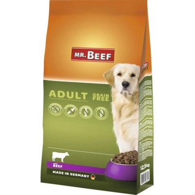 Mr.Beef Adult GF bez obilnín hovädzie 12,5 kg