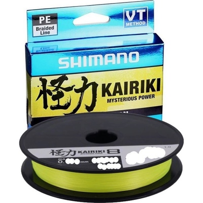 Shimano Šňůra Kairiki 8 Yellow 150m 0,13mm