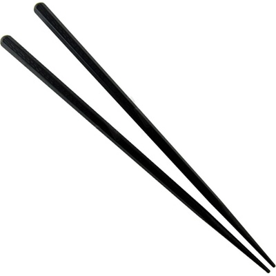 TAISAN Černé plastové jídelní hůlky – 22 cm