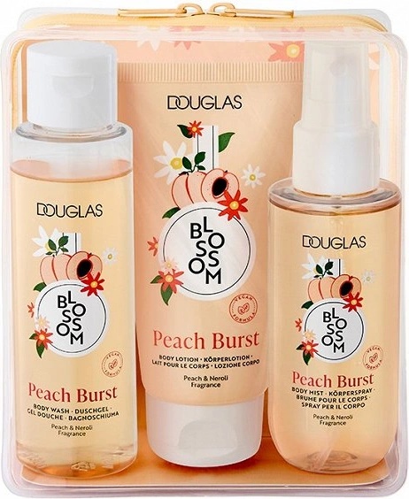 Douglas blossom КОМПЛЕКТ DOUGLAS BLOSSOM Peach Burst Travel Set Душ гел дамски