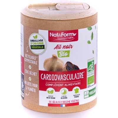 Nat&Form Черен чесън БИО 90 капсули | Nat&Form (021043 (AILNBIO_9))