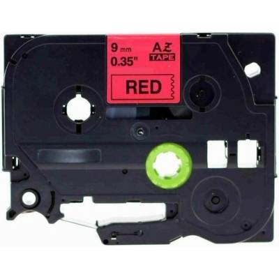 Compatible Brother TZe-V421, 9mm x 5, 5m, черен печат / червен фон, винил, съвместима лента (TZe-V421)