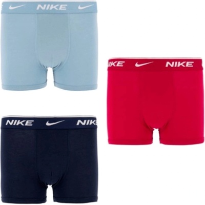 Nike Детски боксерки Nike Cotton Boxer Brief 3 Pack Boys - Navy/Red/Blue
