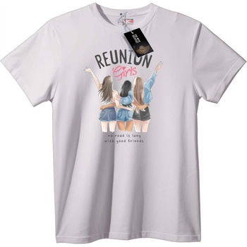 NOONEBRAND Тениска Среща на Момичета - XL, White