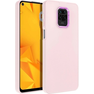 Obal / kryt na Xiaomi Redmi Note 9S / 9 Pro růžový - Frame Case