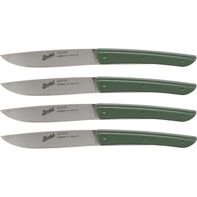 Berkel steak knife set 4 ks. Color green