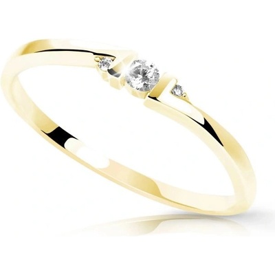 Cutie Jewellery prsten ze žlutého zlata se zirkony Z6714 3053 10 X 1