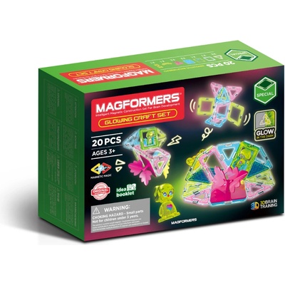 Magformers Glowing set – Zbozi.Blesk.cz