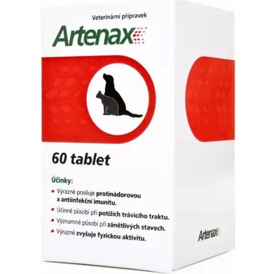 Artenax na posilnenie imunity pre psy a mačky 60 kapsúl