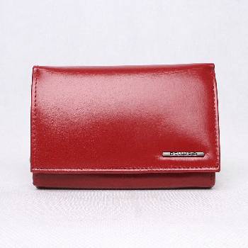 Bellugio Dámská kožená peněženka RFID červená