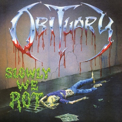 Obituary - Slowly We Rot (Reissue) (Expanded/Limited Edition) (Blue/Blood Splatter Coloured) (LP) (0848064020943)