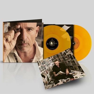 Ramazzotti Eros: Una Historia Importante (Limited Coloured Orange Vinyl, Sung in Italian, Signed) - 2 Vinyl (LP)