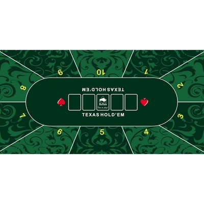 buffalo Plátno na poker Texas Holdem 180x90cm gumové – Zbozi.Blesk.cz