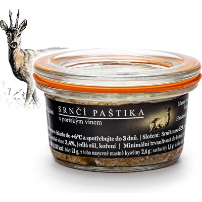 Via Delicia Srnčí paštika s portským vínem 50 g