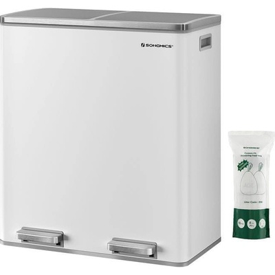 Songmics Recyklačný odpadkový kôš LTB60WT