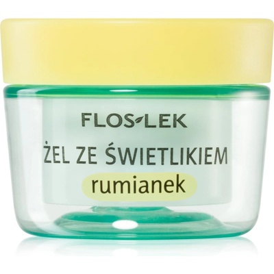 FlosLek Laboratorium Eye Care гел за околоочната зона с очанка и лайка 10 гр