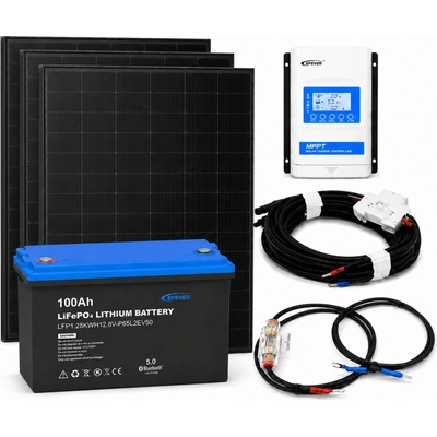 Ecoprodukt solárny ostrovný systém EPEVER 24V 1410Wp 40A 100Ah