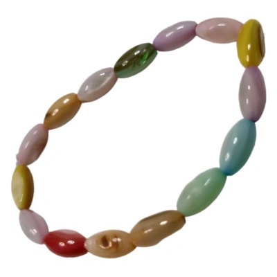 EX Herbis AHDL dětský náramek z mušlí multicolor EXMUSMC1
