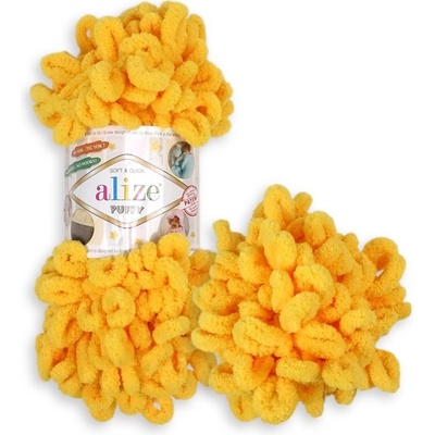 Alize Puffy 216 žltá