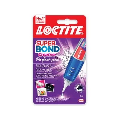 HENKEL Лепило за хапчета, 3 g, HENKEL "Loctite Super Bond CREATIVE Perfect Pen" 2960895/2734574 (2960895)