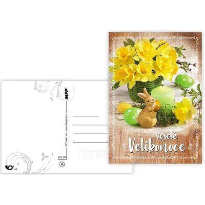 MFP paper s.r.o. Velikonoční pohlednice Veselé Velikonoce č.1