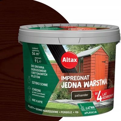 Impregnace Altax Jedna Vrstva palisandr 9l