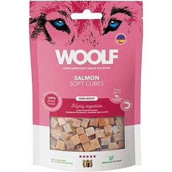 WOOLF pochoutka Soft Cubes Salmon 100 g