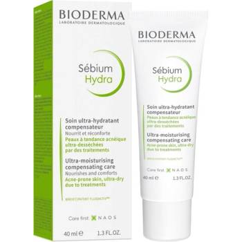 BIODERMA Sebium Hydra хидратиращ крем за мазна и склонна към акне кожа унисекс 40 мл