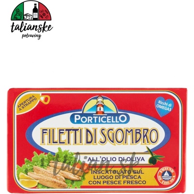 Porticello Makrela filety 125 g