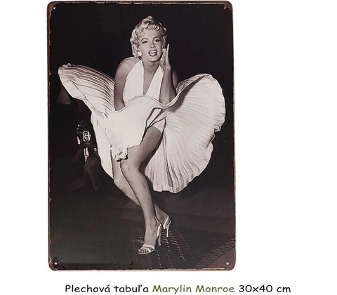 Retro tabuľa Marylin Monroe