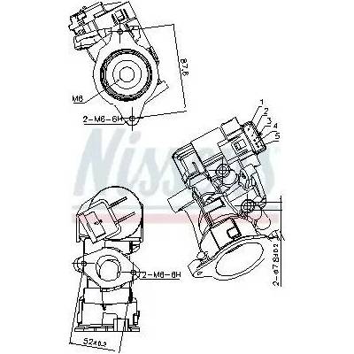 NISSENS AGR ventil NIS 98181