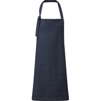 Premier Zástěra Regenerate PR 122 s laclem a bočními kapsami COT-390122m1499 Denim indigo