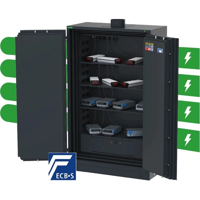 Batteryguard HE XL-20 (20 zásuvek, 400 V, průběžné nabíjení)