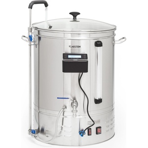 Klarstein Brauheld Smart 65 Малцов котел 2500W 65L 100°C Помпа Неръждаема стомана (BRD3-BrauheldSmart65) (BRD3-BrauheldSmart65) - electronic-star