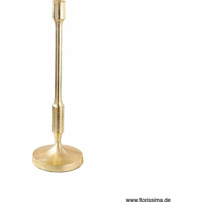 Florissima! Kovový svietnik, zlatá - 40cm