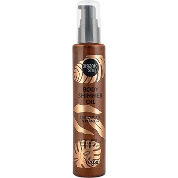 Organic Shop Блестящо масло за тяло Chocolate & Mango, 100 ml