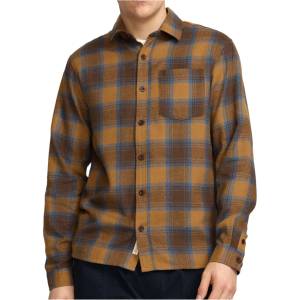 Revolution Мъжка риза с копчета Revolution Loose Shirt - Brown - размер M (033-2973-0112)