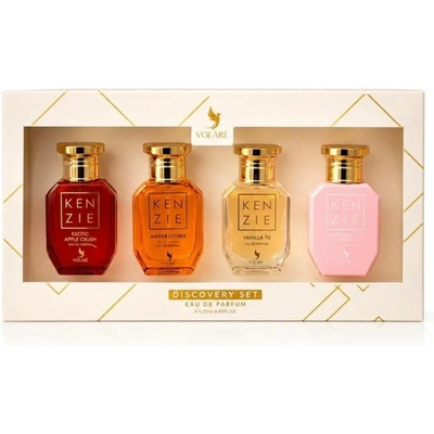 Volare Kenzie Exotic Apple Crush 25 ml + Marshmallow Dream 25 ml + Vanilla 70 25 ml + Amber Lychee 25 ml dárkový set