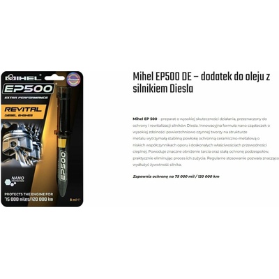 MIHEL EP500 DE - an additive for diesel engine oil 8 ml