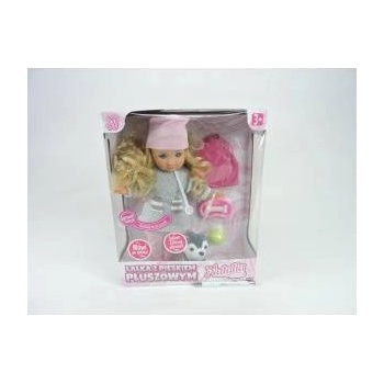 Artyk PROMO Doll Natalia with dog plush sound 35cm 121661 Artyk