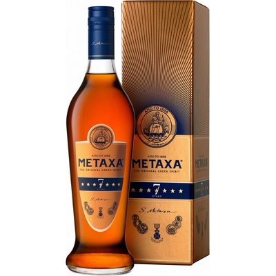 Metaxa 7* kartonek 40% 1l (karton)