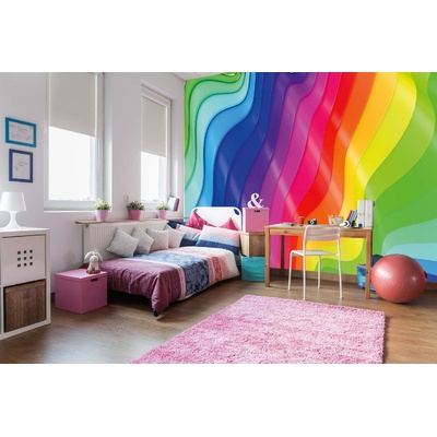 DIMEX ART Самозалепваща се флизелинова фототапета геометричен абстракт 375 x 250 см