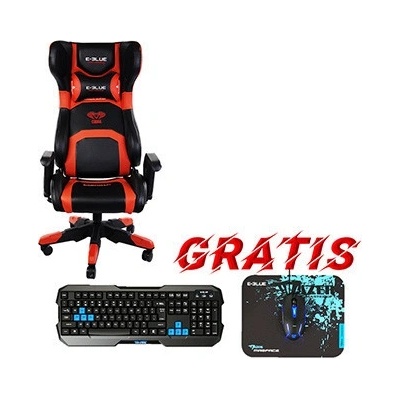 E-Blue COBRA, červené EEC310REAA-IA