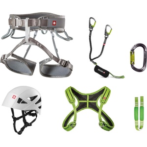 OCÚN Via ferrata twist + chest shard set сиво, зелено, черно, бяло xs-m (5347)