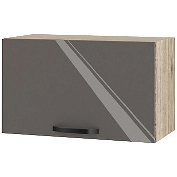 ИРИМ Горен кухненски шкаф Сити АРФ-Антрацит гланц-05-15 60 см